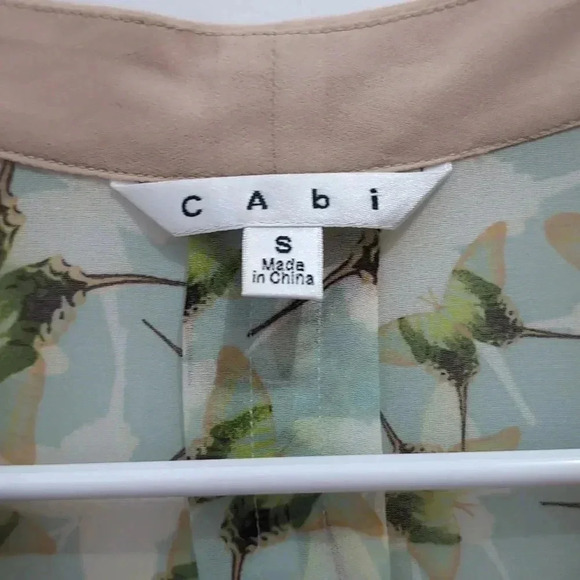 Cabi Butterfly Print Faux Wrap - Picture 2 of 7